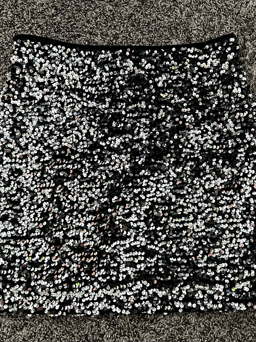 Black Sequin Skirt - Sparkling Evening Wear